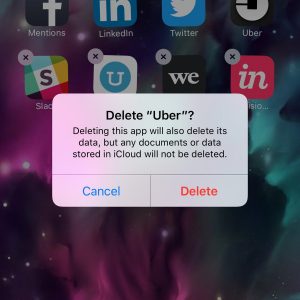 delete uber